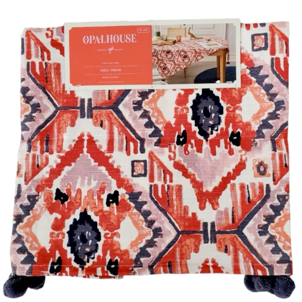 NWT Opalhouse Ikat Table Throw
